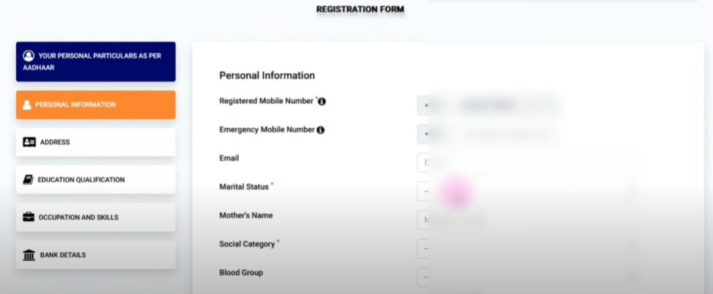 Apply e-shram card