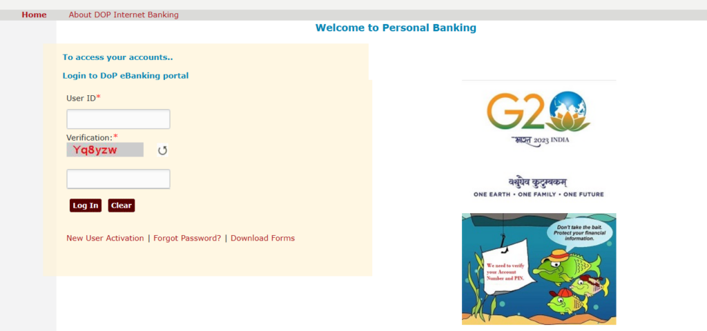 Post Office online Portal
