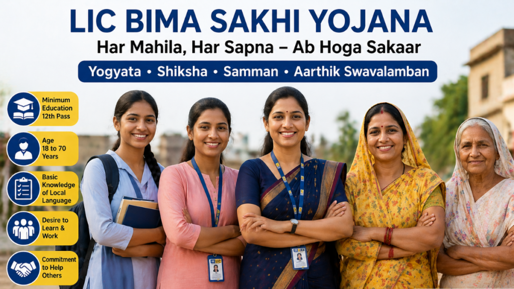 LIC Bima Sakhi yojana eligibility