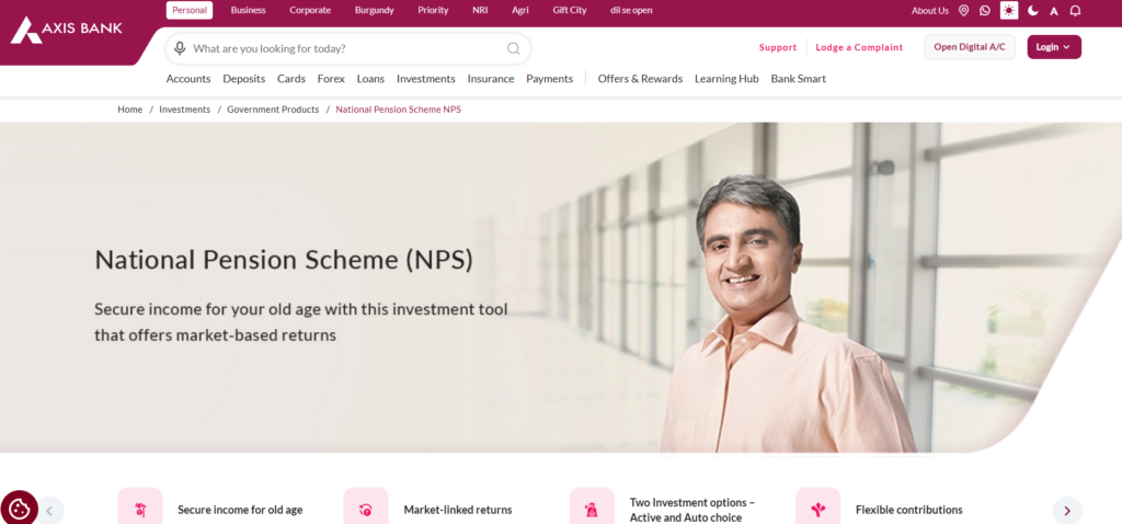 Axis bank portal